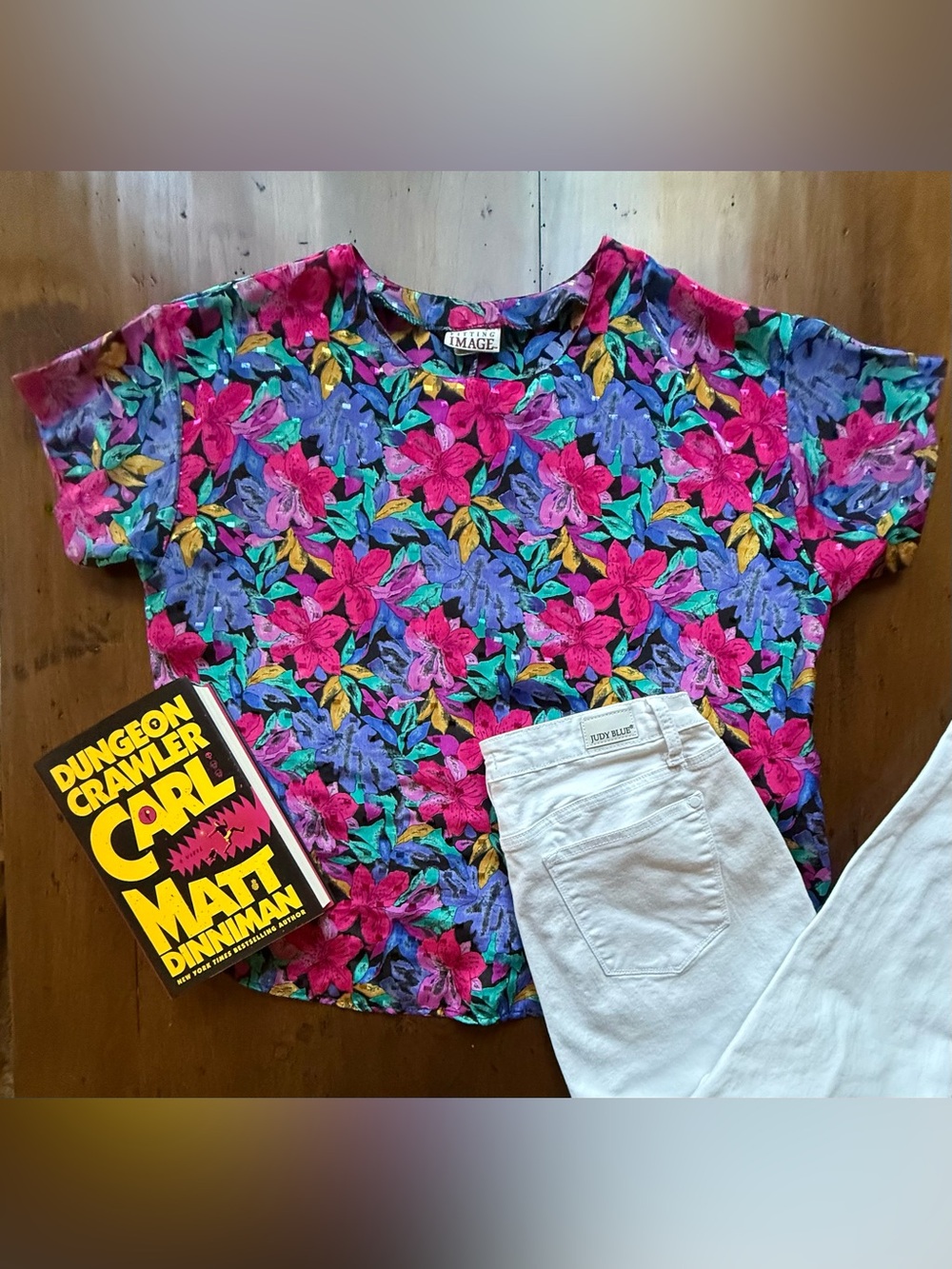Party Tropical Resort Floral Loose Fit Vintage Top